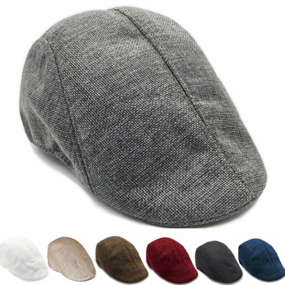 Dad Hat Cotton - Peaky Newsboy topi berkendara Golf topi