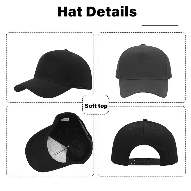 Topi Baseball 5 Panel Dua Warn - Dad Hat Cotton ulasan dan harga