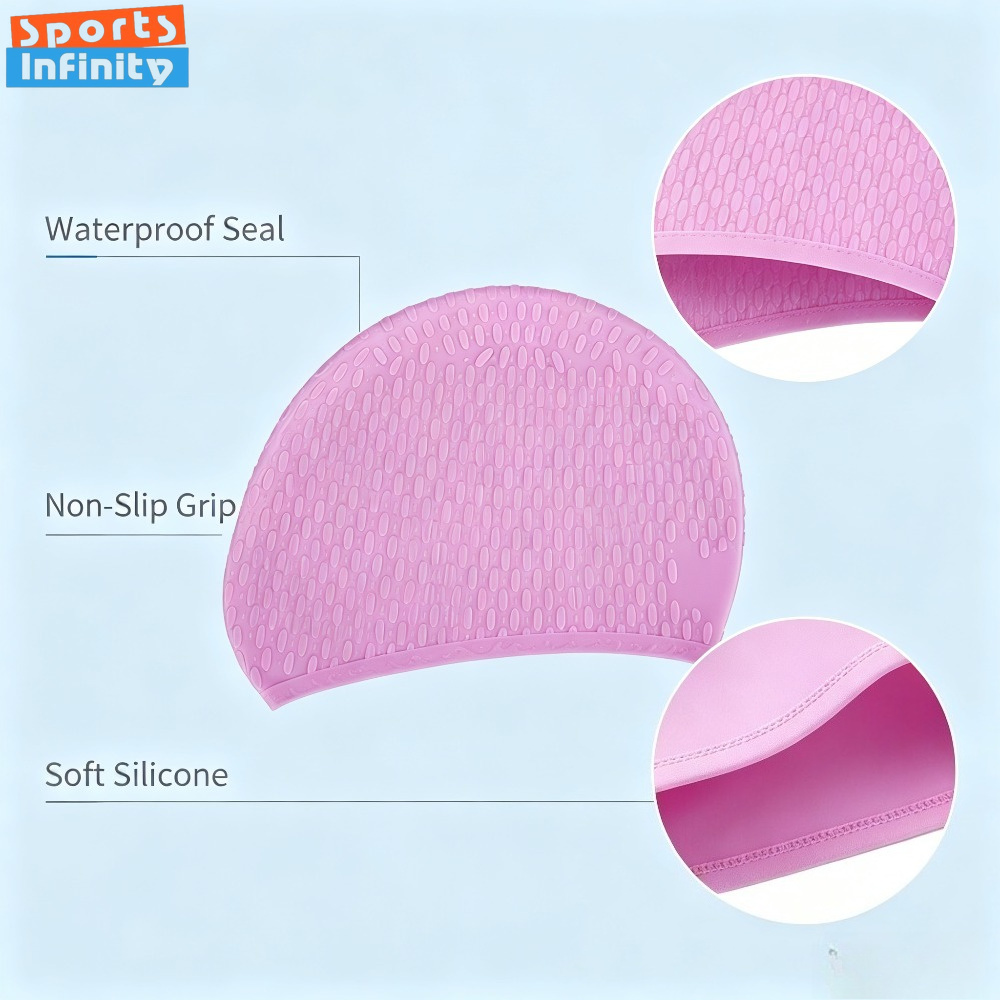 Topi Renang Silikon Dewasa unt - Swim Hat Silicone ulasan dan harga
