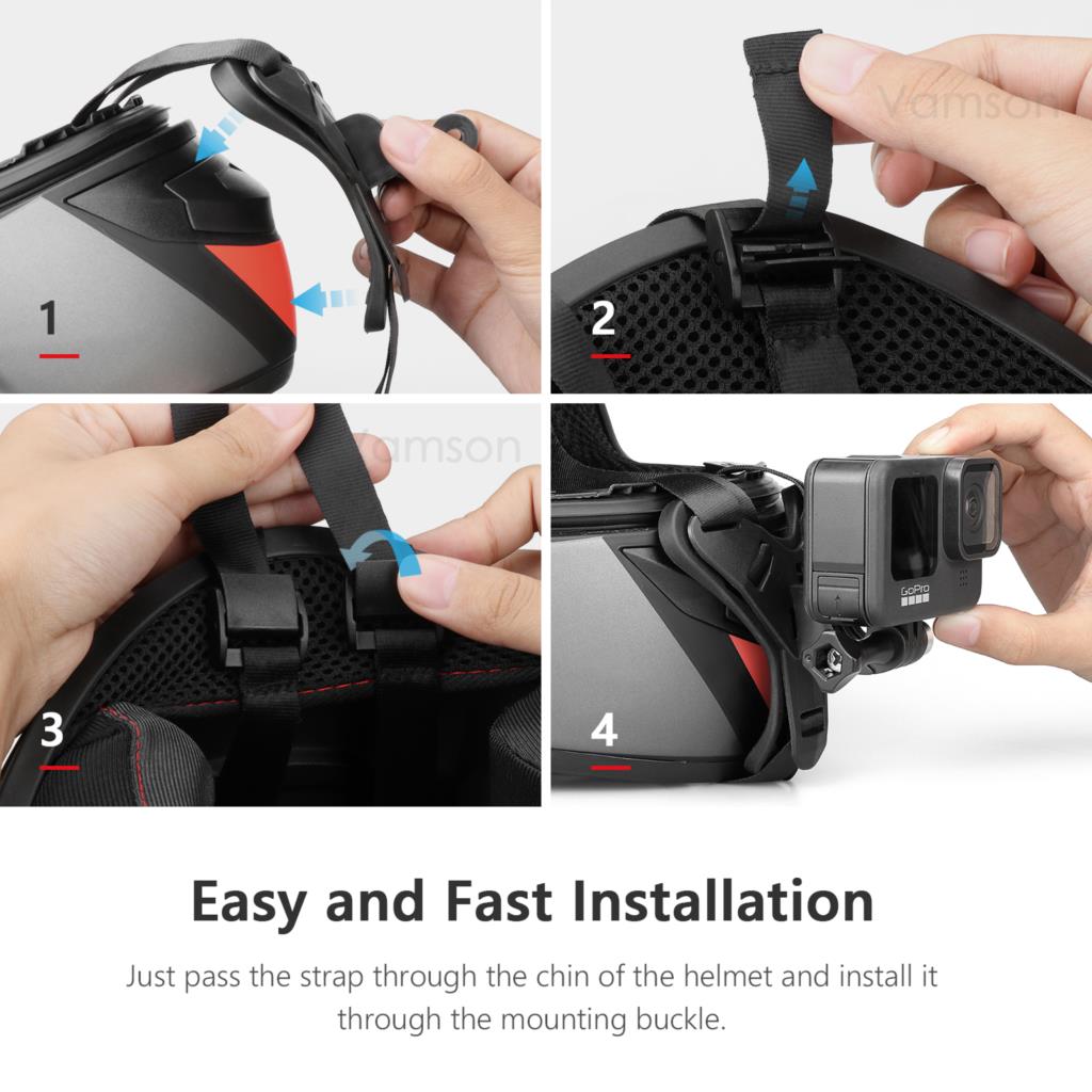 Vamson Untuk Gopro Hero 11 10  - Skull Cap Helmet Liner ulasan dan harga